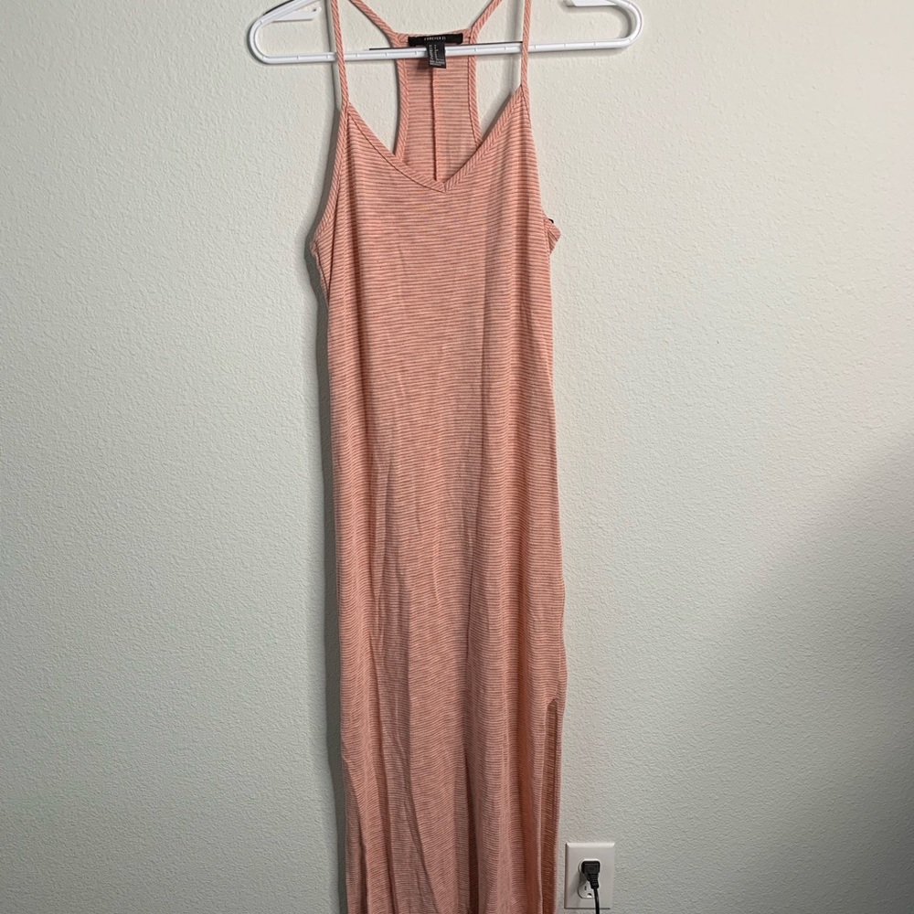 Striped maxi dress